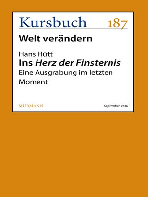 cover image of Ins Herz der Finsternis